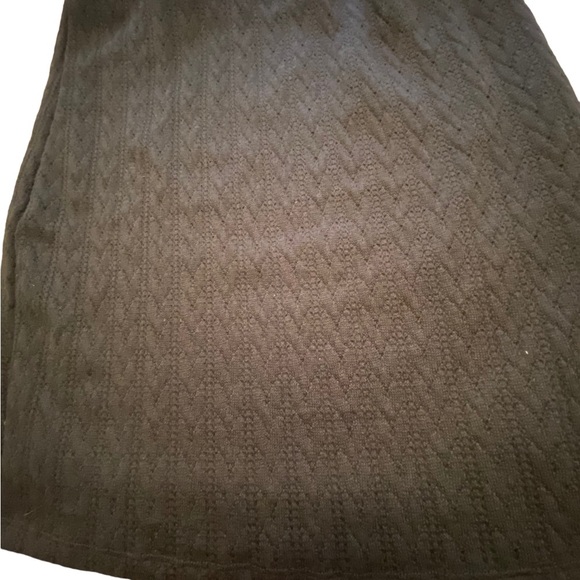 {IRIS} Knit Sweater Print Lined Elastic waist skirt - Picture 4 of 7